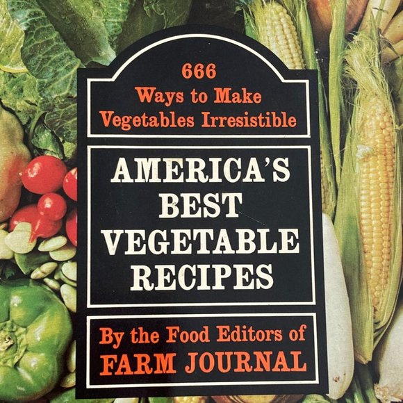 VEGETABLE COOKBOOK  1970 1ST Edition VEGGIES Recipes: Fresh, Canned, Dried - Picture 1 of 16